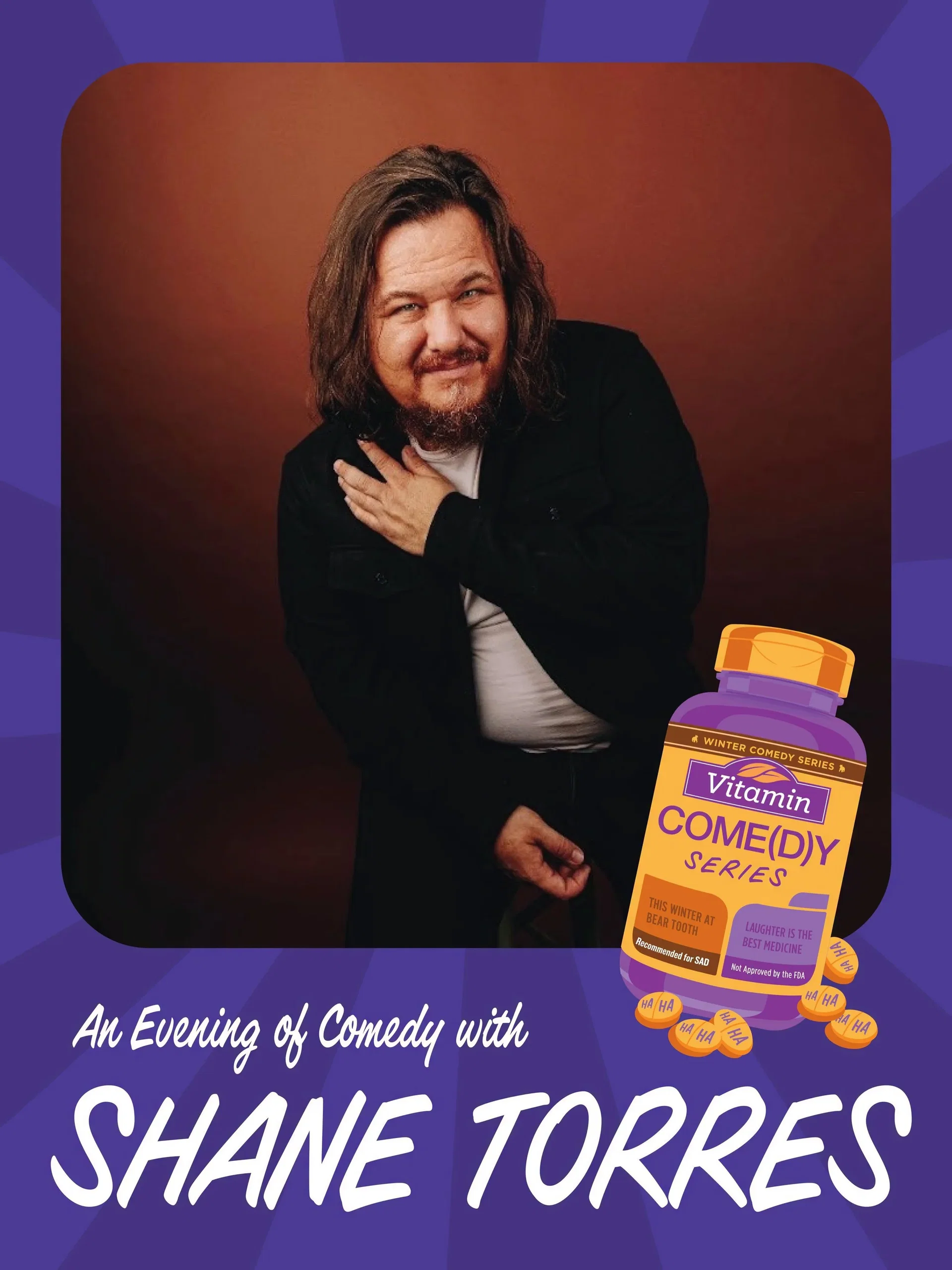 Vitamin Come(D)y with Shane Torres at Rubber Ptarmigan Comedy