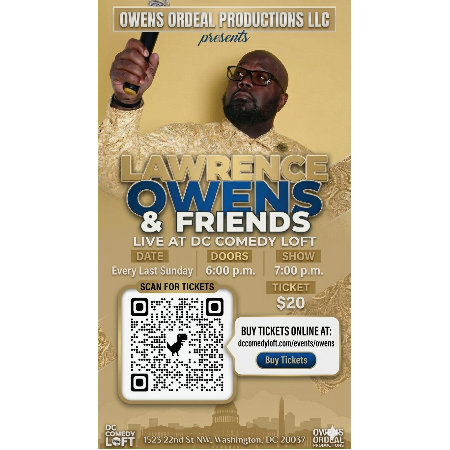Lawrence Owens & Friends at The Comedy Loft of DC