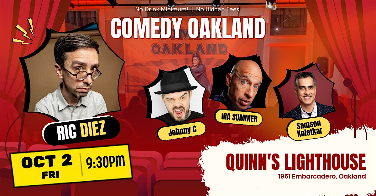 Ric Diez at Comedy Oakland