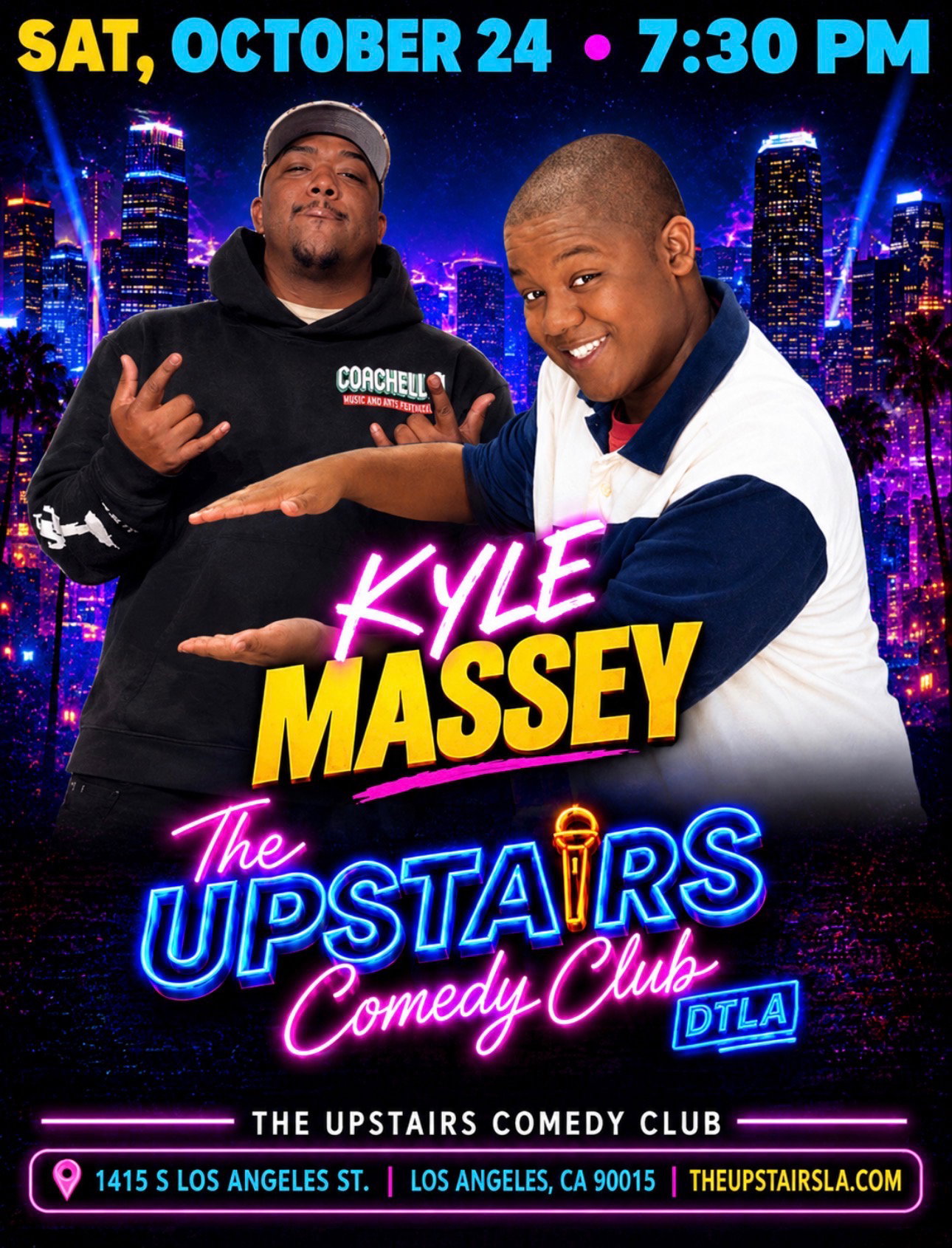 Kyle Massey at The Upstairs Comedy Club