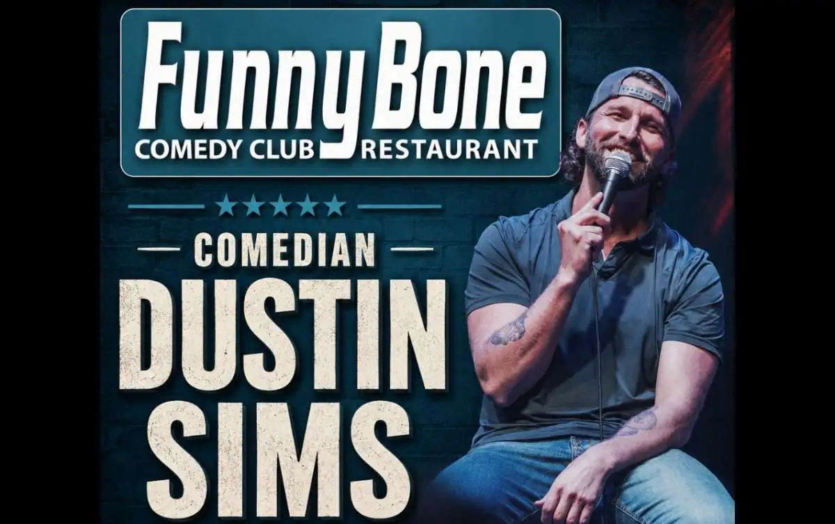 Dustin Sims at Virginia Beach Funny Bone Comedy Club