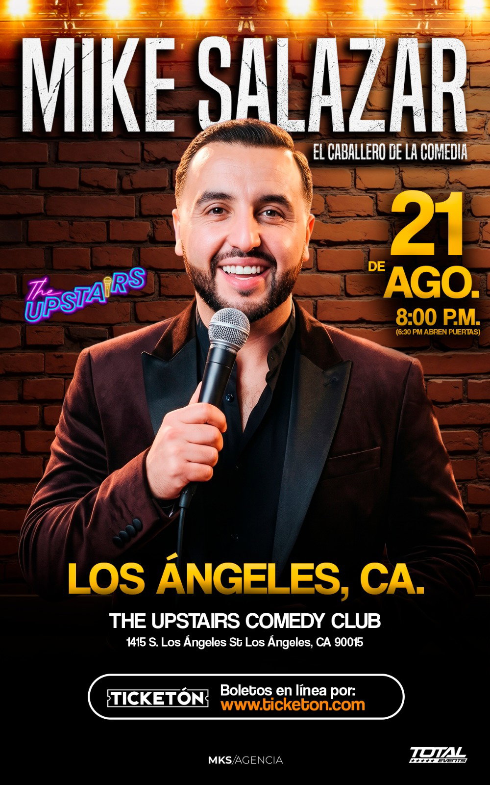 Mike Salazar at The Upstairs Comedy Club