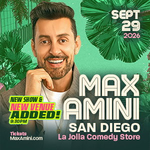 Max Amini at The Comedy Store La Jolla