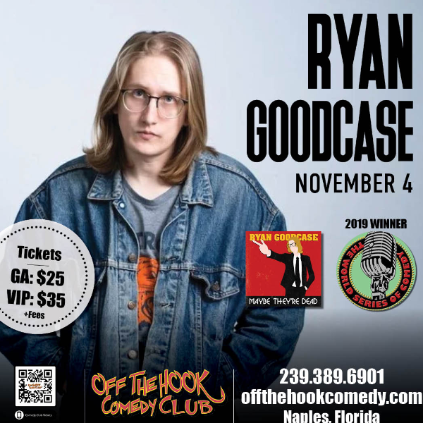 Ryan Goodcase at Off The Hook Comedy Club