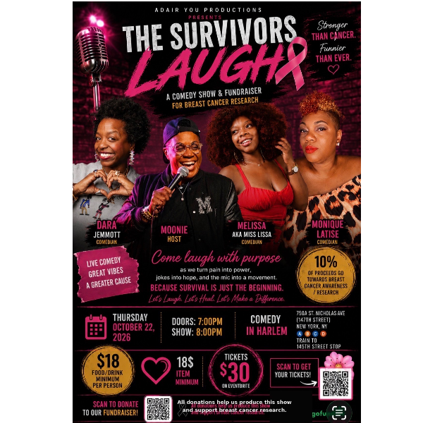The Survivors Laugh at Comedy in Harlem