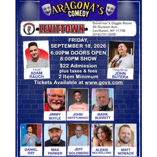 Aragona's Comedy at Governor's Comedy Club