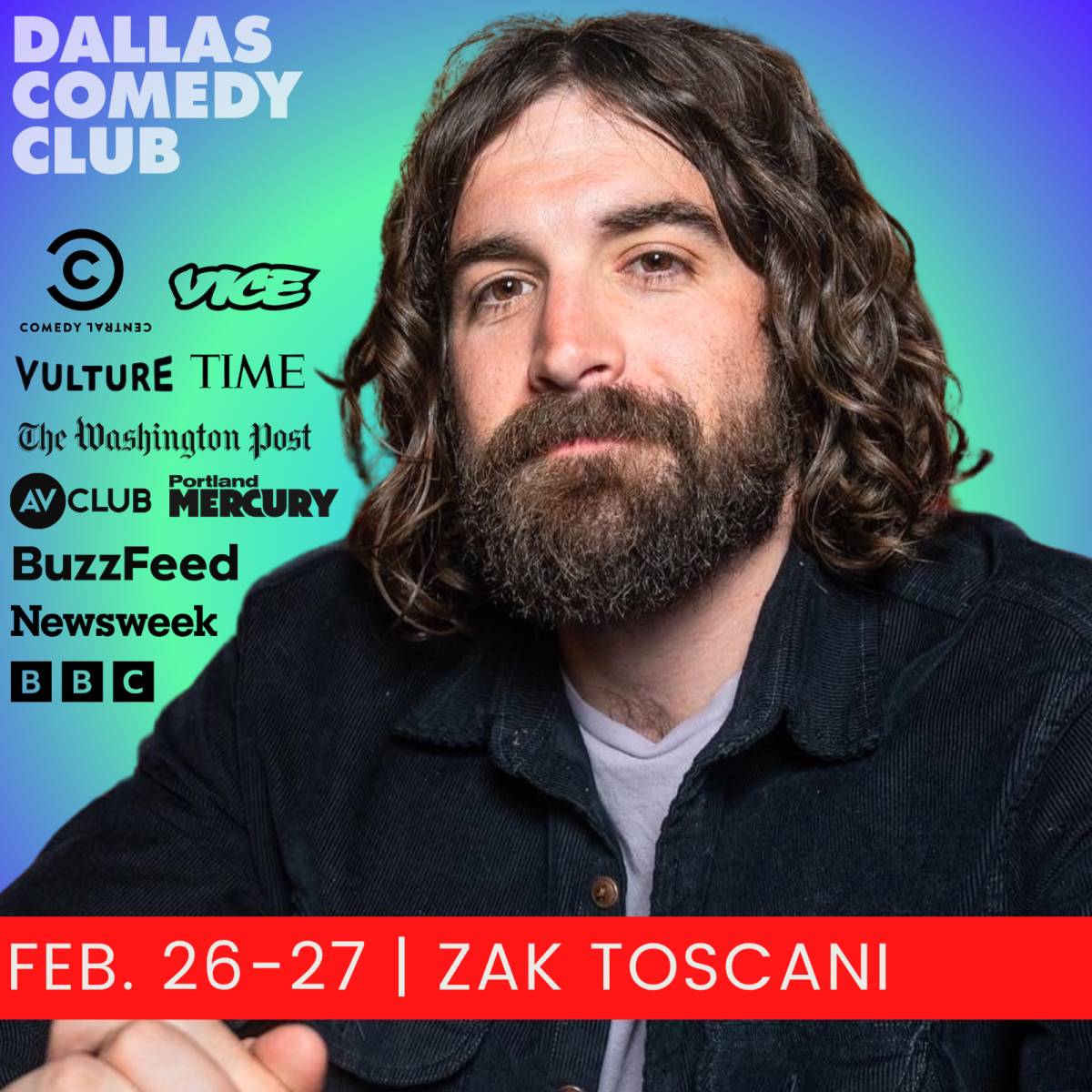 Zak Toscani at Dallas Comedy Club