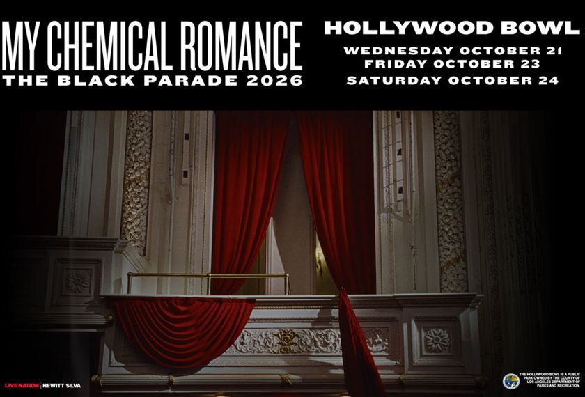 My Chemical Romance: The Black Parade 2026 at Hollywood Bowl