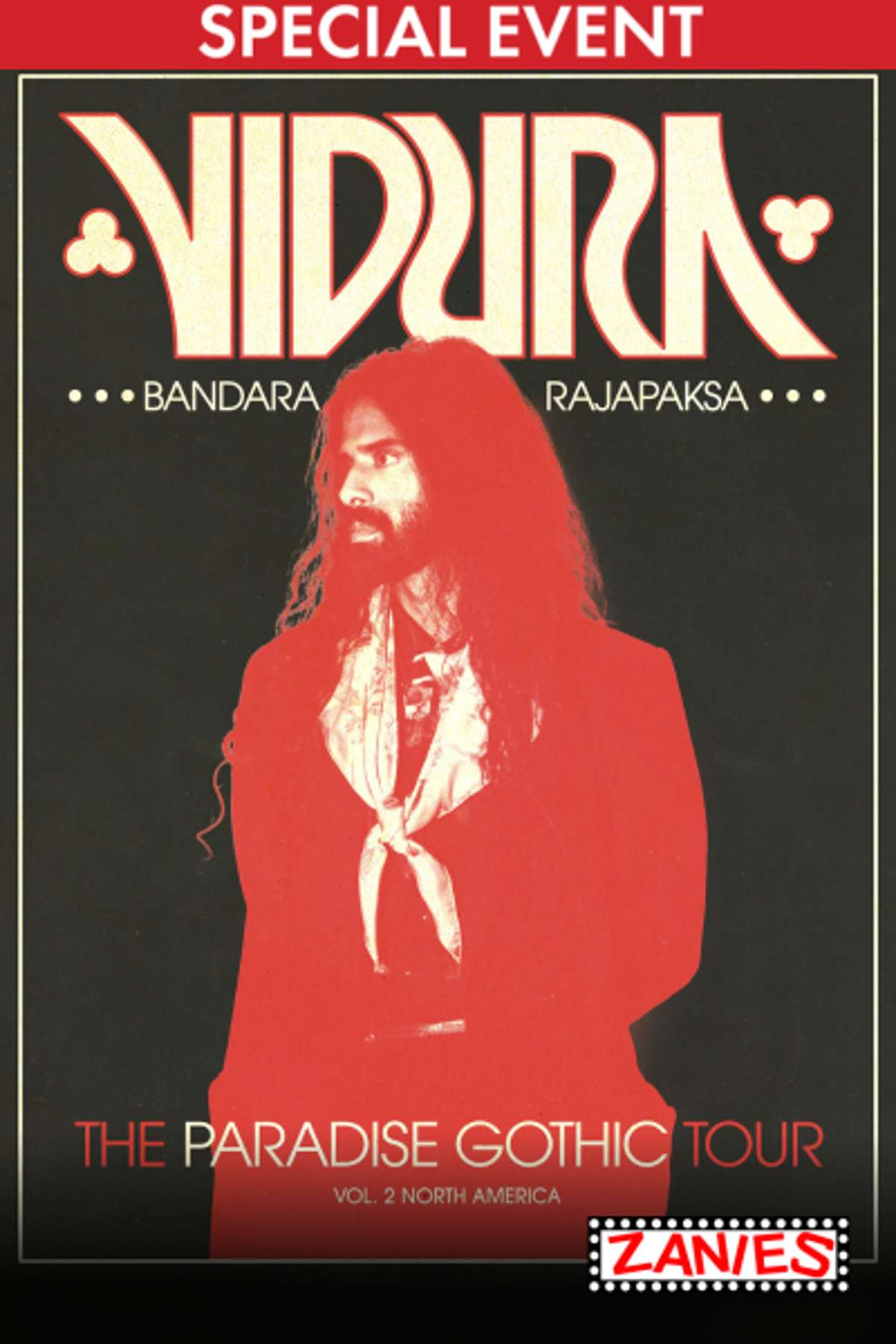 Vidura Bandara Rajapaksa: The Paradise Gothic Tour at Zanies Comedy Club Chicago