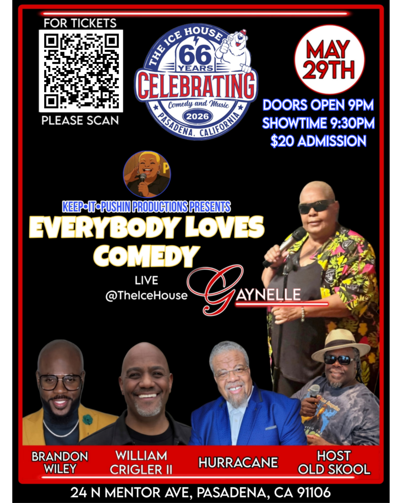 Everybody Loves Comedy at The Ice House