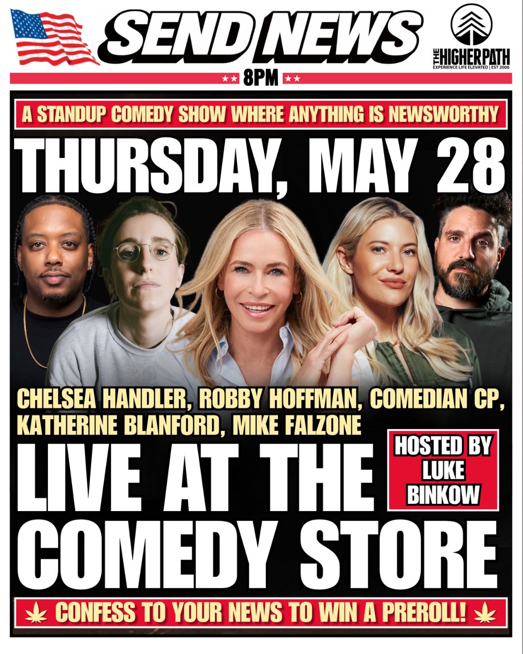 Send News at The Comedy Store