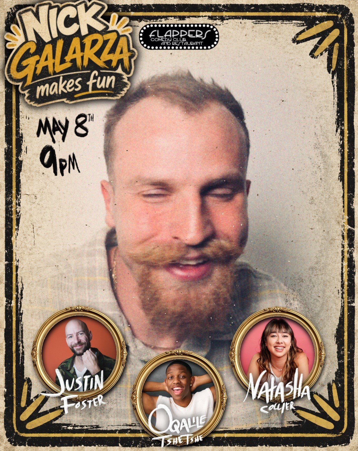 Nick Galarza Makes Fun at Flappers