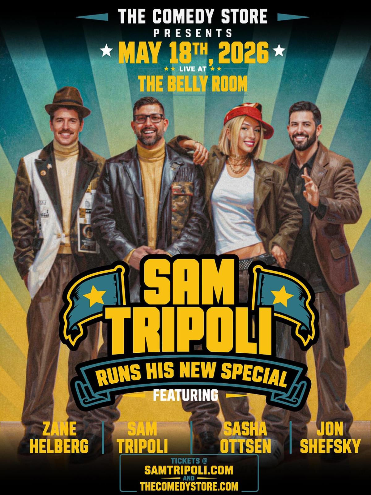 Sam Tripoli Runs His New Special at The Comedy Store