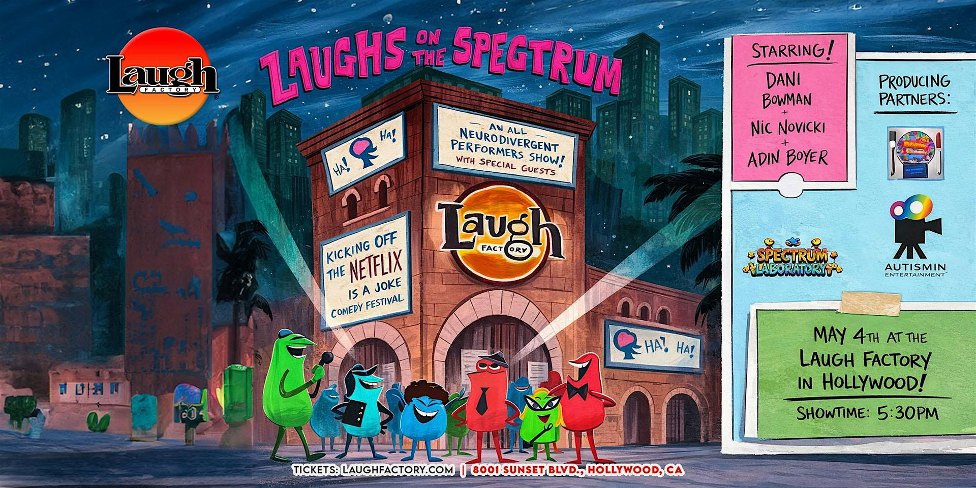 Laughs on the Spectrum at The Laugh Factory Hollywood