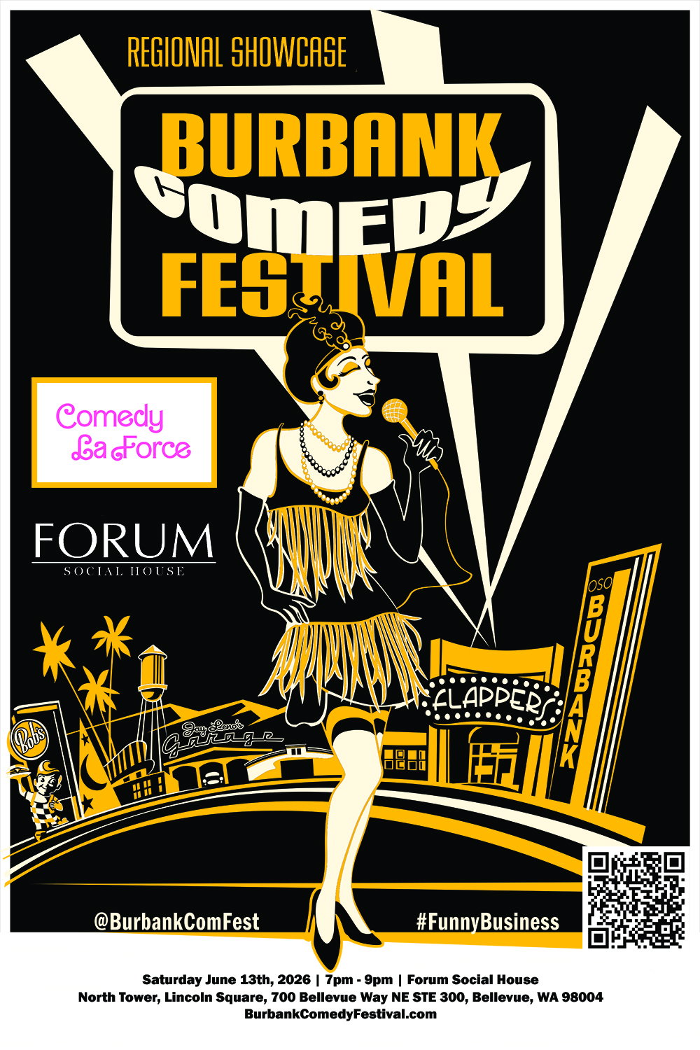 Burbank Comedy Festival Regional Showcase at Flappers