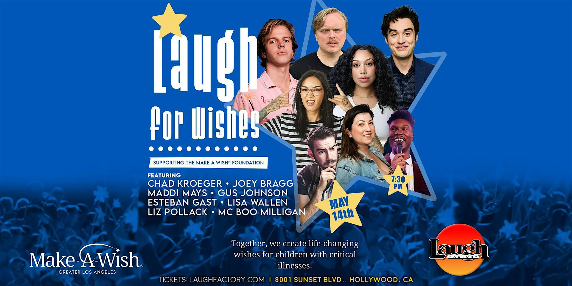 Laugh for Wishes at The Laugh Factory Hollywood