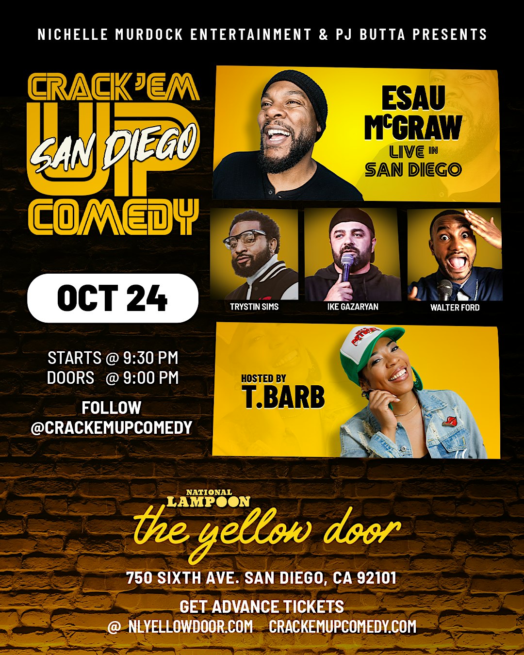 Crack 'Em Up Comedy at National Lampoon: The Yellow Door