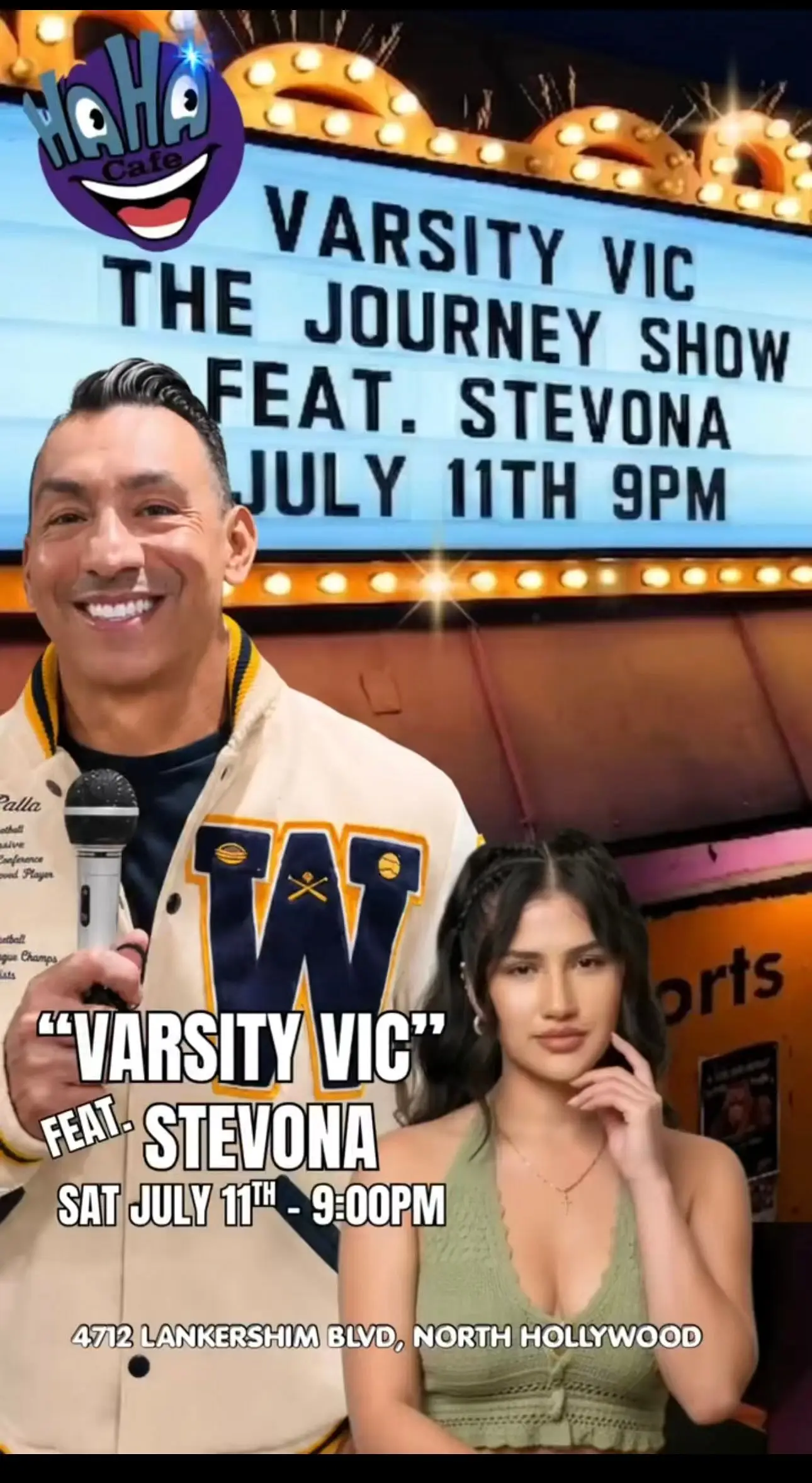 Varsity Vic & Stevona at HaHa Comedy Club