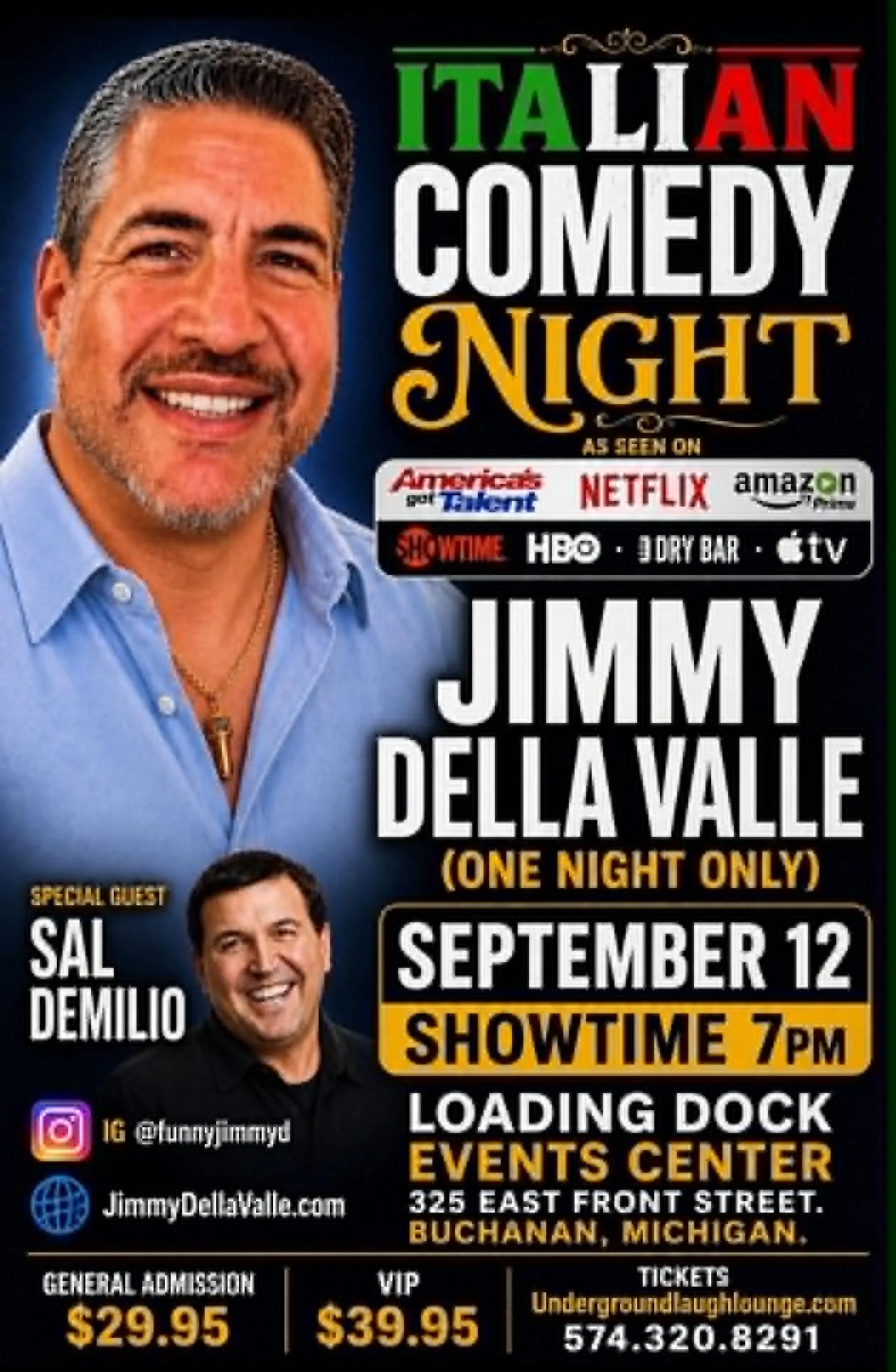 Italian Comedy Night at Underground Laugh Lounge