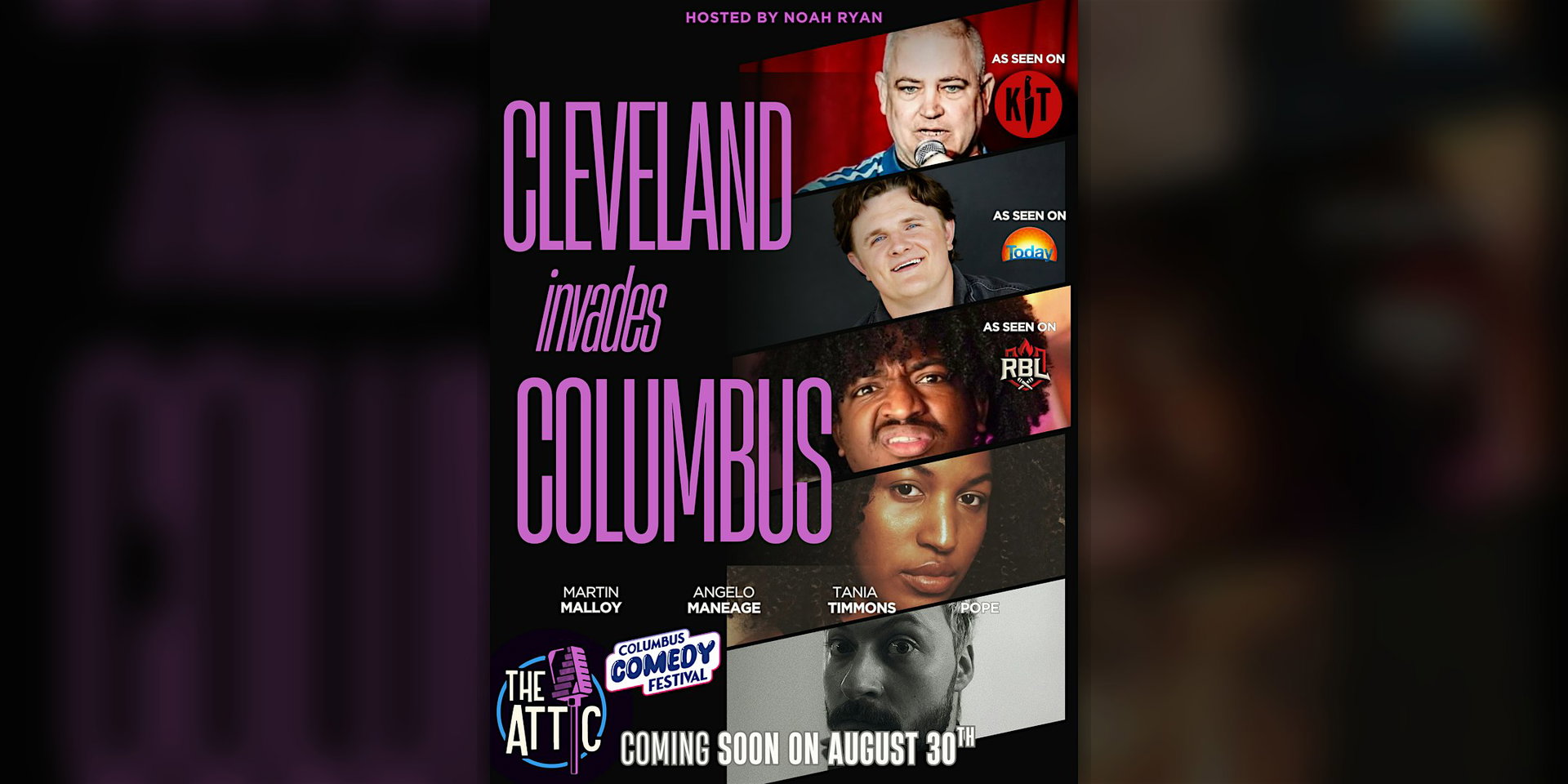 Cleveland Invades the Columbus Comedy Festival at The Attic Comedy Club