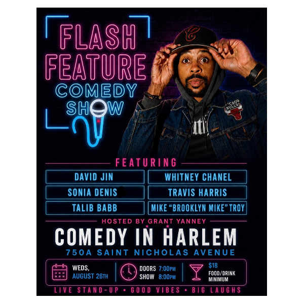Flash Feature Comedy Show at Comedy in Harlem
