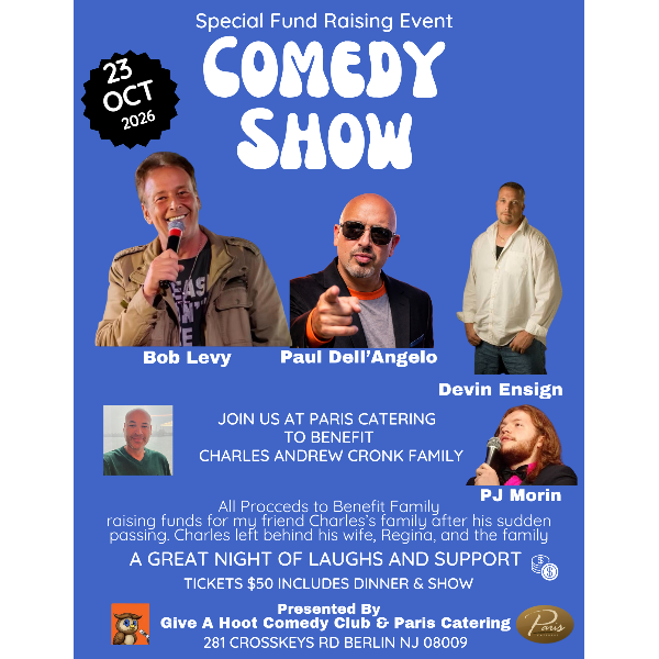 Comedy Show at Give a Hoot Comedy Club at Robert's Bar & Grill
