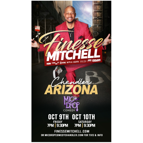 Finesse Mitchell at Mic Drop Comedy Chandler