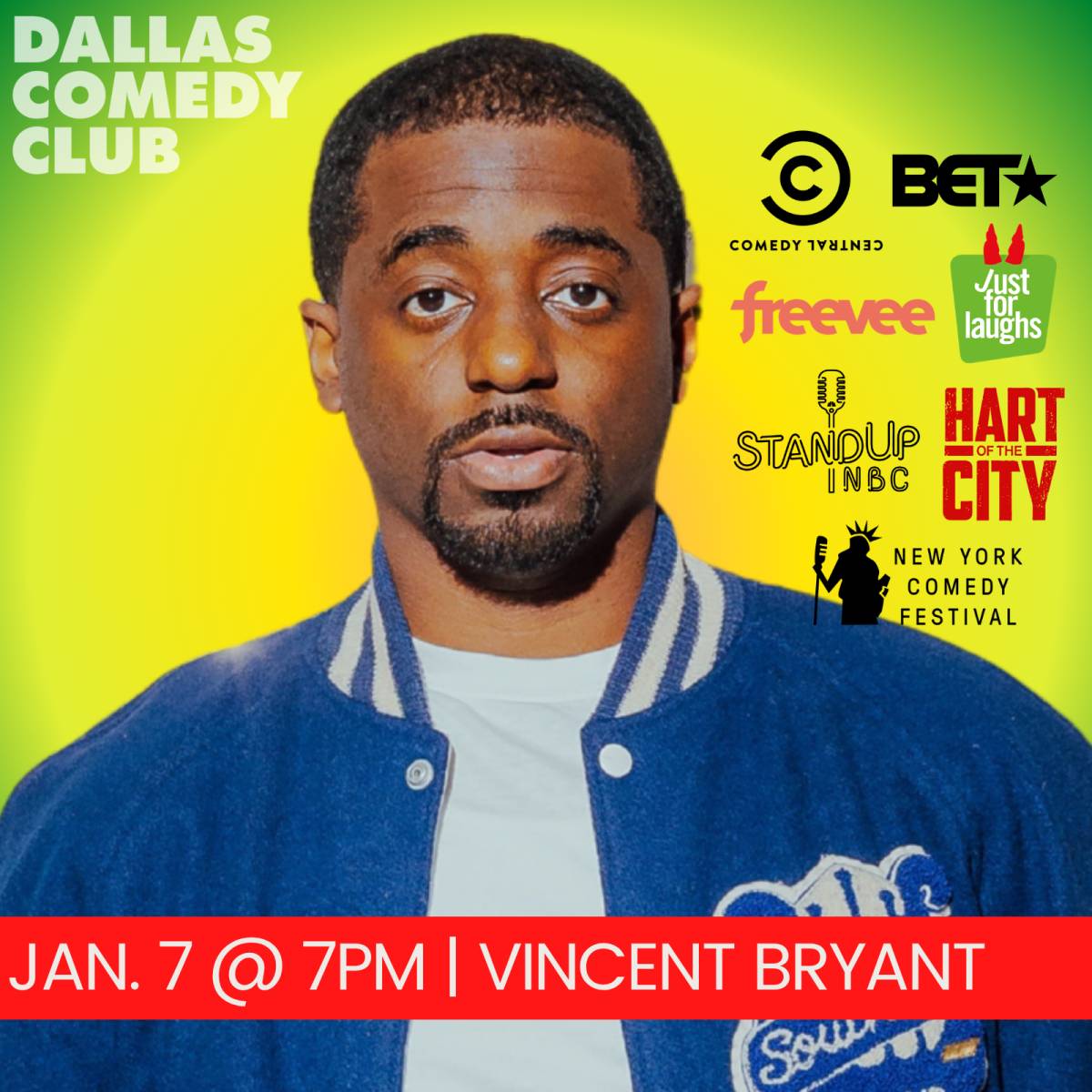 Vincent Bryant at Dallas Comedy Club