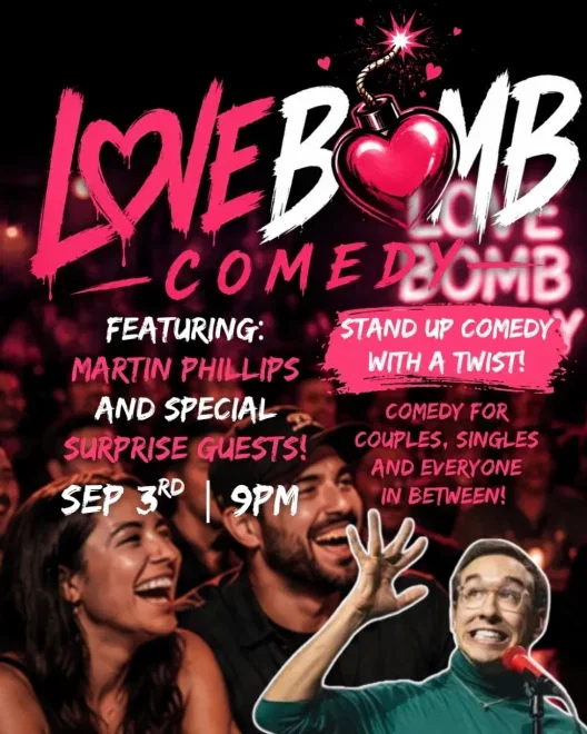 Love Bomb Comedy Show at The Riot Riverwalk