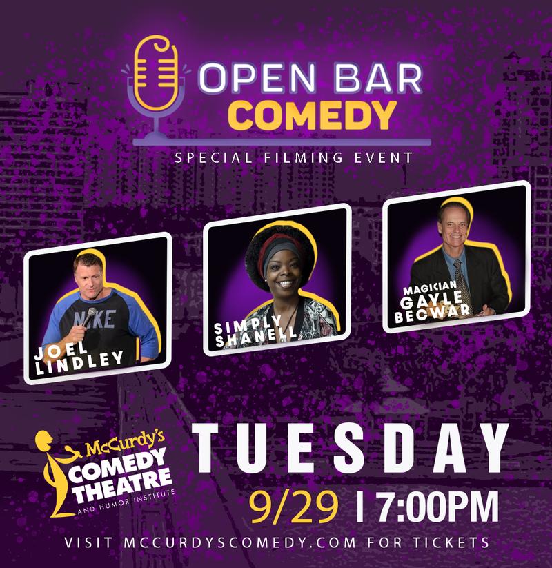 Open Bar Comedy at McCurdy's Comedy Theatre