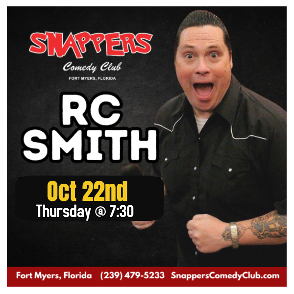 RC Smith at Snappers Comedy Club Fort Myers