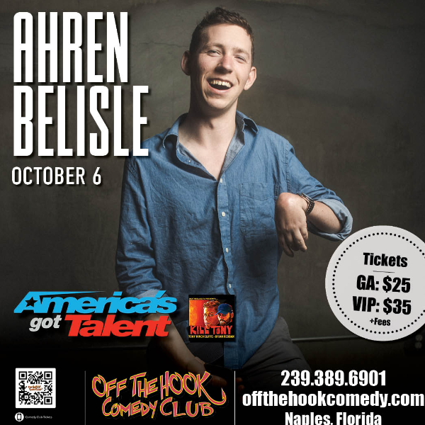 Ahren Belisle at Off The Hook Comedy Club