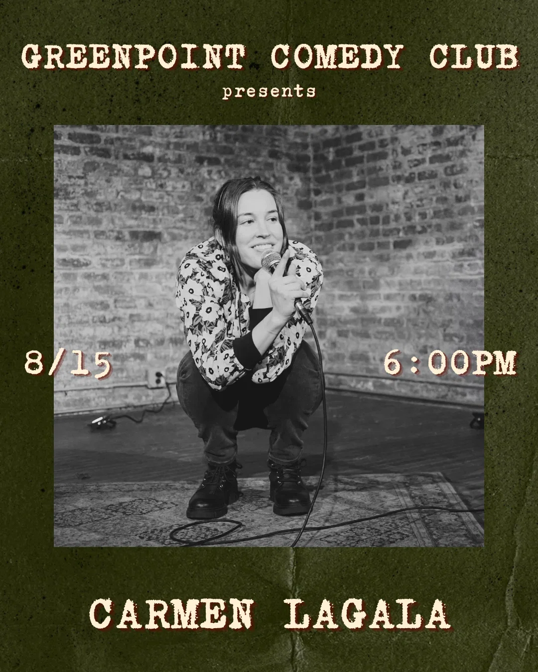Carmen Lagala at Greenpoint Comedy Club