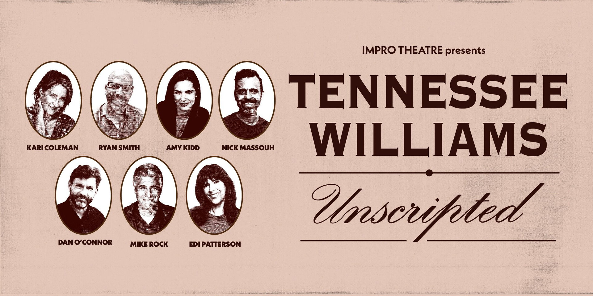 Tennessee Williams Unscripted at Dynasty Typewriter
