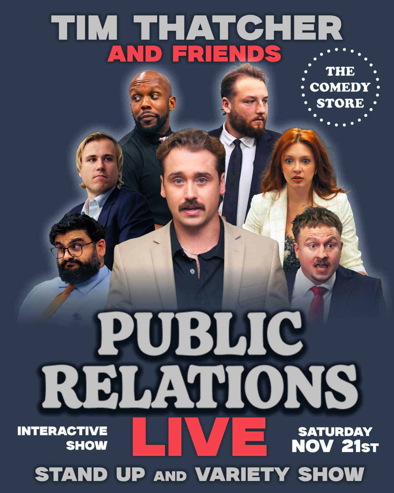 Public Relations Co. LIVE at The Comedy Store