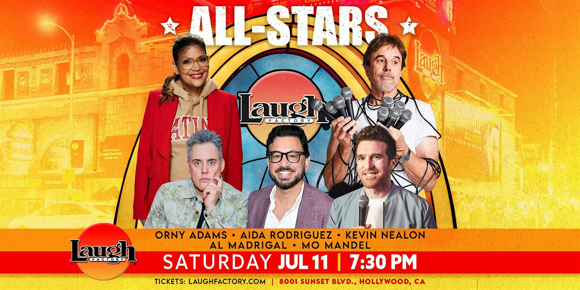 Saturday Night All-Stars at The Laugh Factory Hollywood