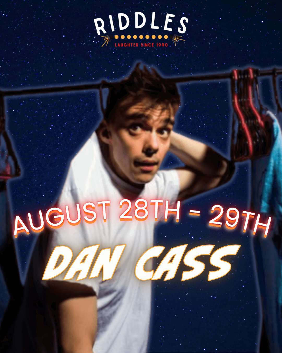Dan Cass at Riddles Comedy Club
