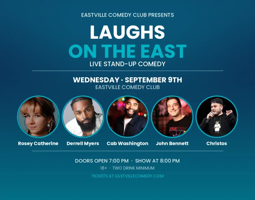 Laughs on the East at Eastville Comedy Club