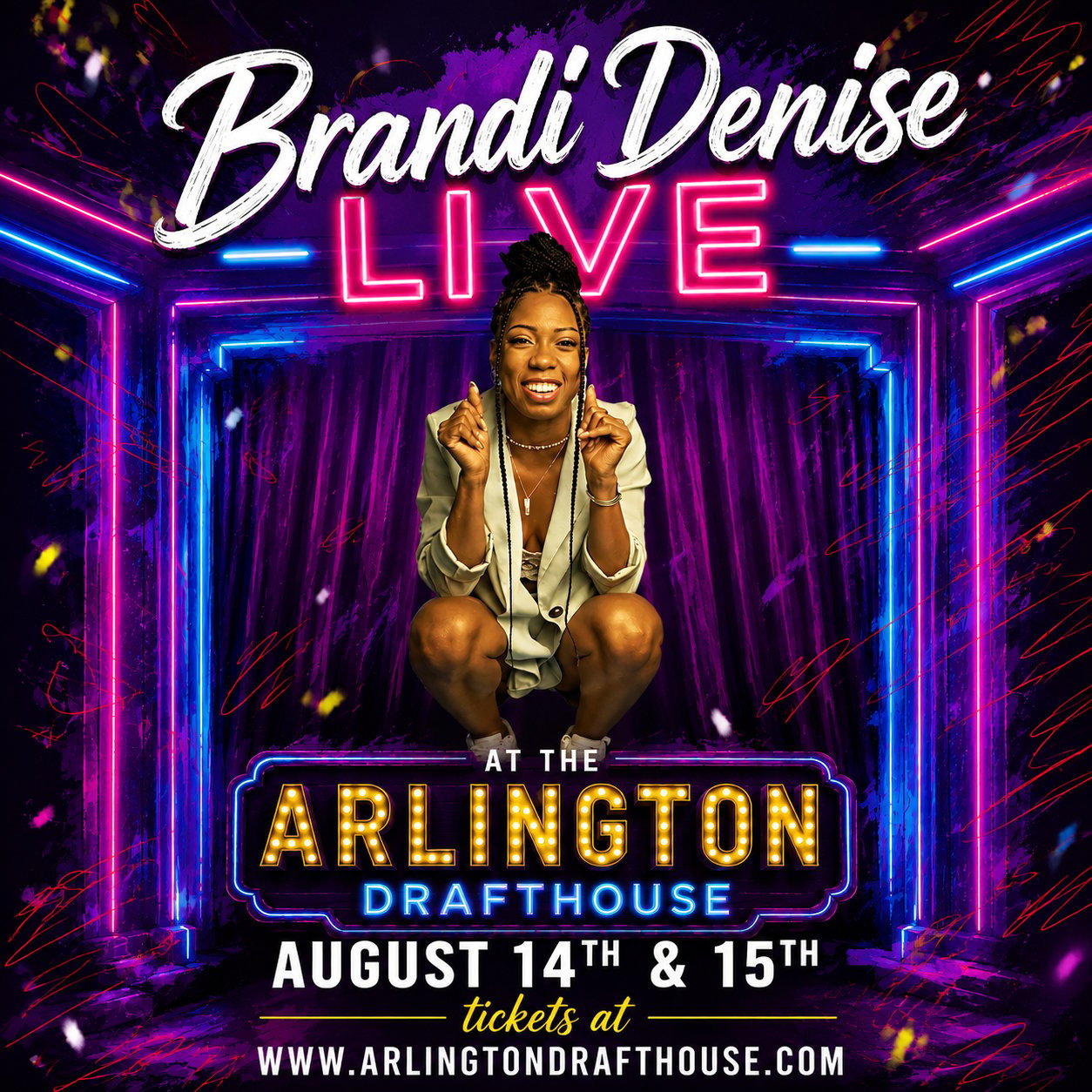 Brandi Denise at Arlington Drafthouse