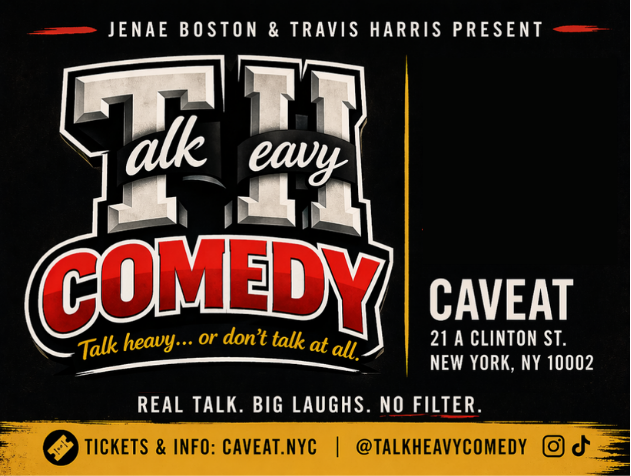 Talk Heavy Comedy at Caveat