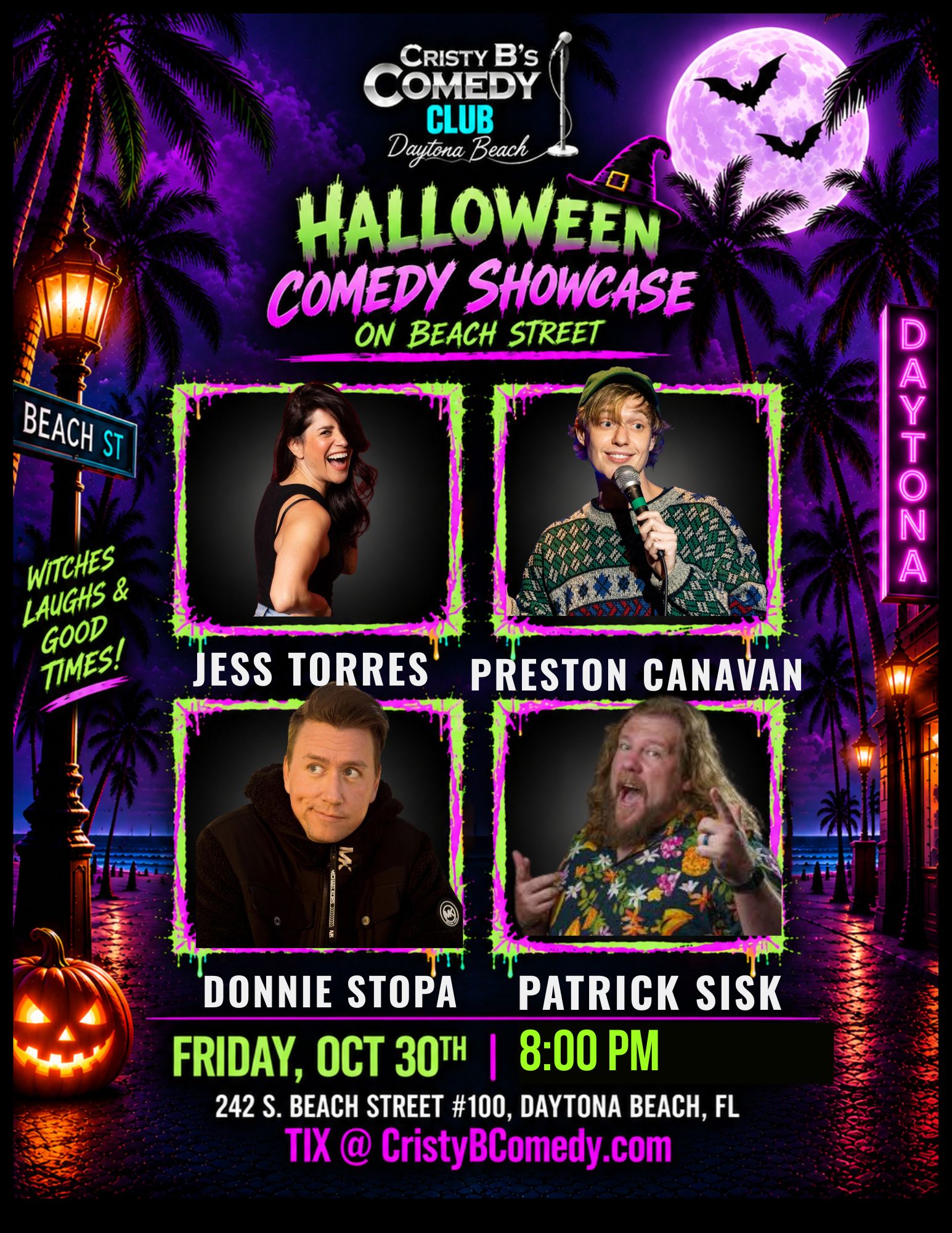 Halloween Comedy Showcase at Cristy B's Comedy Club