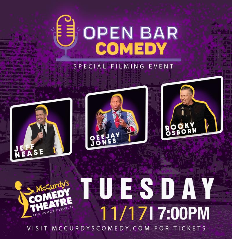 Open Bar Comedy at McCurdy's Comedy Theatre