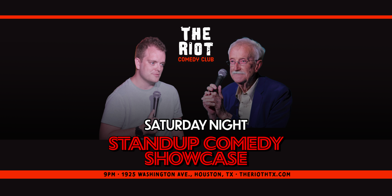 Saturday Night Standup Comedy Showcase at The Riot Comedy Club