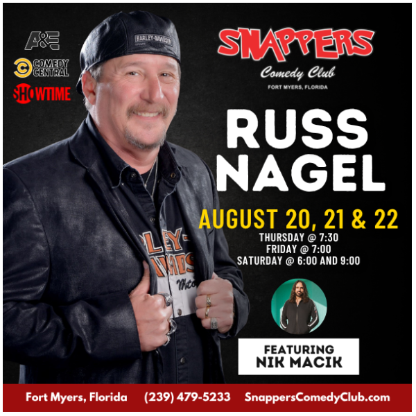 Russ Nagel at Snappers Comedy Club Fort Myers