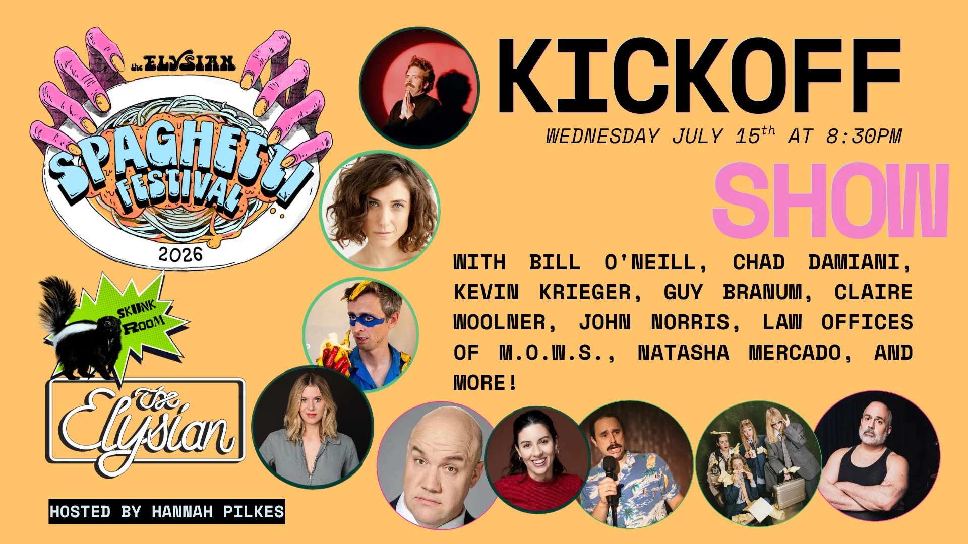 Spaghetti Festival Kickoff Show at The Elysian Theater