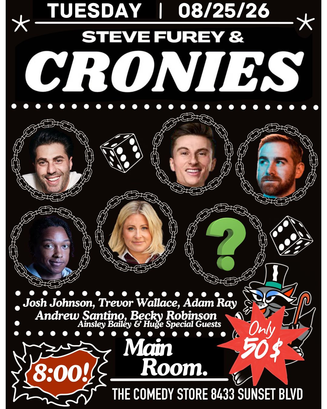 Steve Furey & Cronies at The Comedy Store
