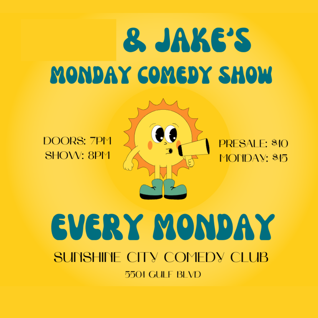 Jake’s Monday Comedy Show at Sunshine City Comedy Club