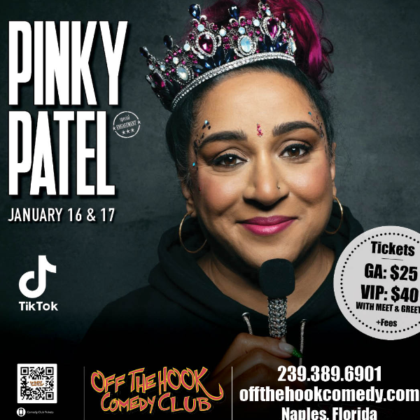 Pinky Patel at Off The Hook Comedy Club