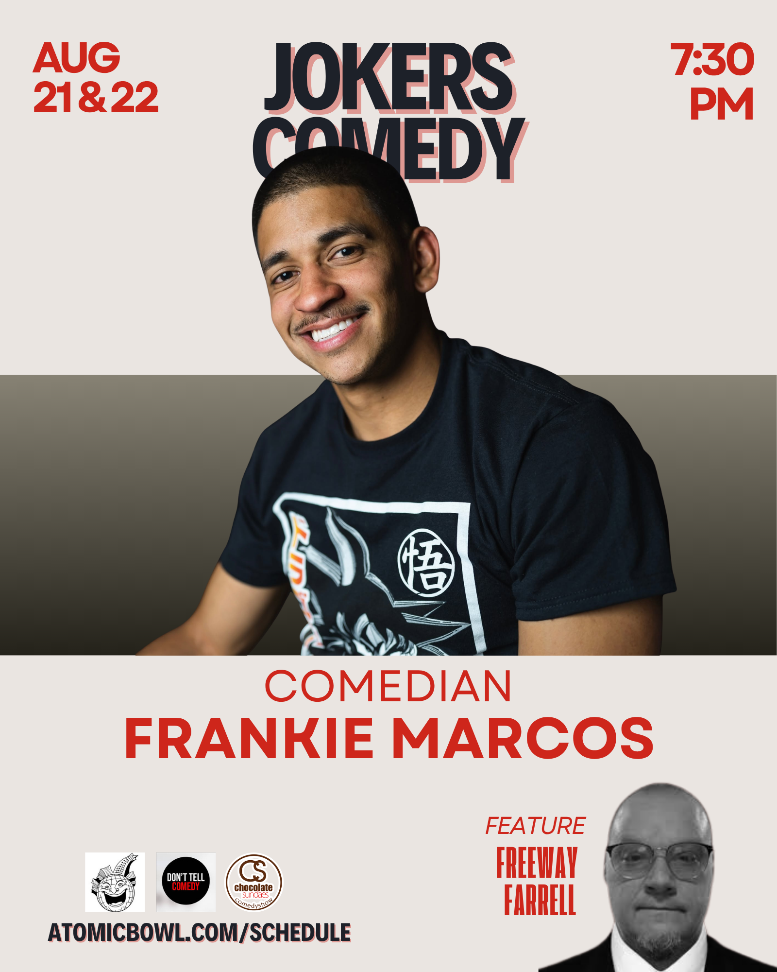 Frankie Marcos at Joker's Comedy Club