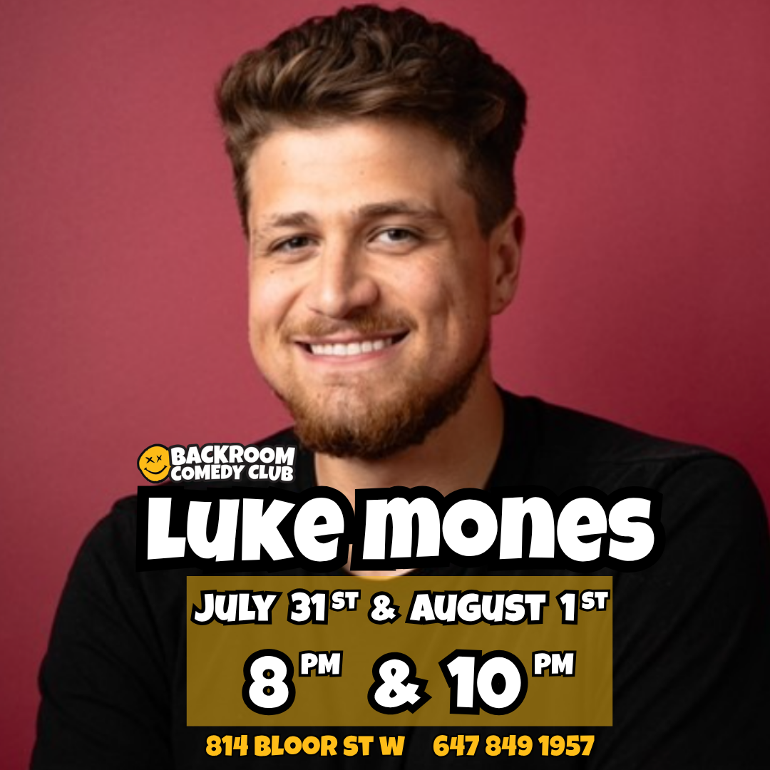 Luke Mones at Backroom Comedy Club